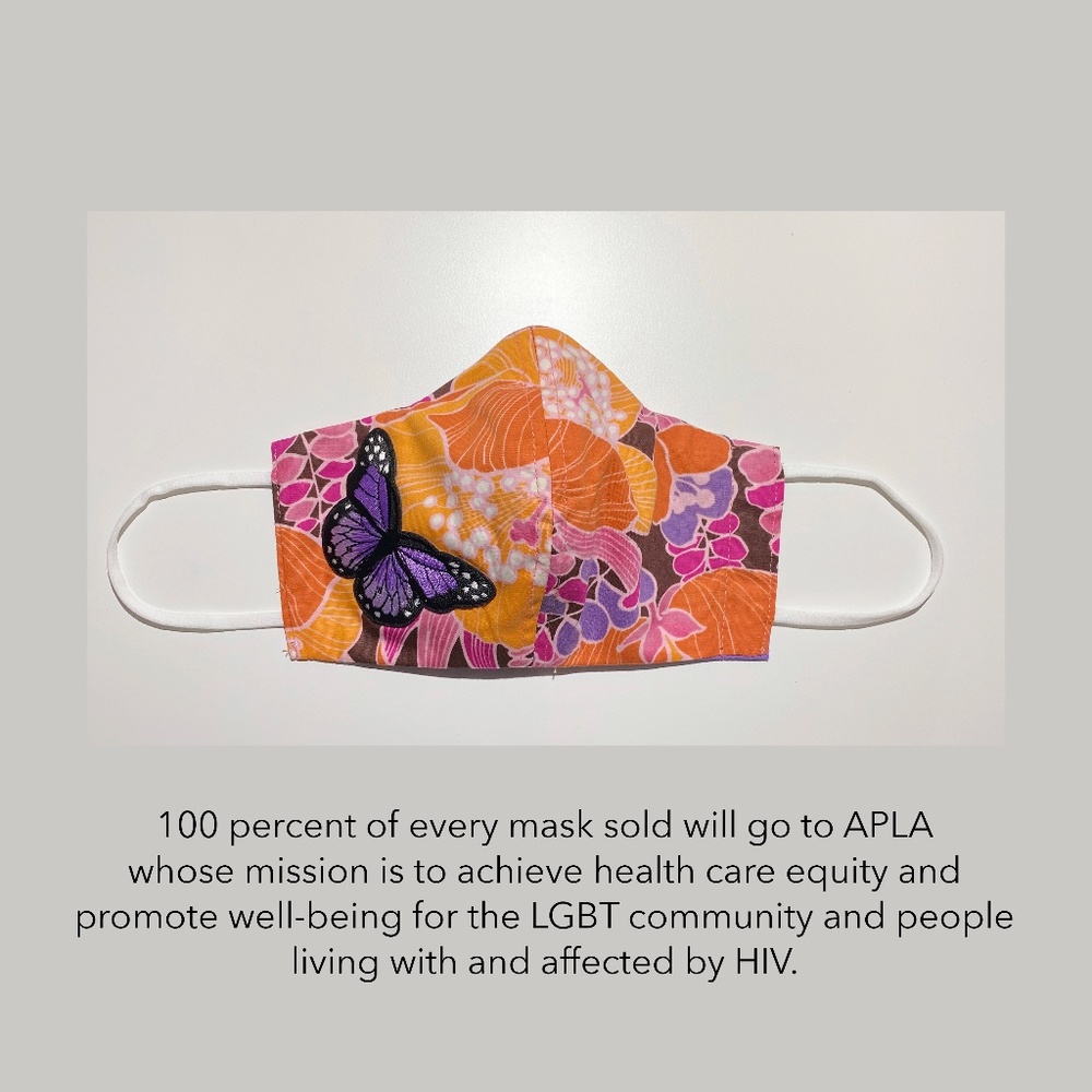 Face Mask (Reversible) Almost Paradise Butterfly